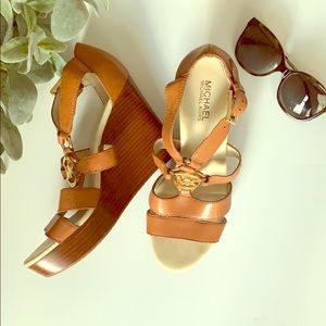 Micheal Kors Camel Wedges
